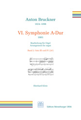 VI. Symphonie A-Dur 1881, Band 2
