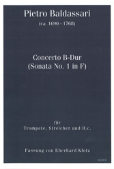 Concerto B-Dur - Sonata No 1 in F